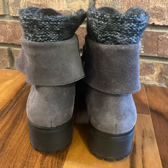 Lucky Brand Suede Lace-up Booties size 8 - Picture 4 of 11